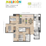 Apartamento tipo D Y G - Malecón de San Nicolás - Alta